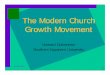 The Modern Church Growth Movement