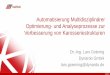 Automatisierung Multidisziplinärer Optimierung- und 