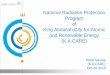 National Radiation Protection Program of King Abdullah 