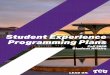 Student Experience Programming Plans