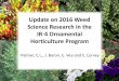 Update on 2016 Weed Science Research in the IR-4 