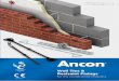 Ancon Wall Ties & Restraint Fixings - Materials