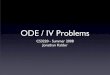 ODE / IV Problems - Cornell University