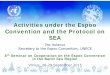 Activities under the Espoo Convention and the Protocol on SEA