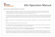 Kiln Operation Manual - Thermal Technologies