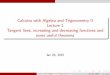 Calculus with Algebra and Trigonometry II Lecture 1 