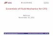 Essentials of Fluid Mechanics for CFD