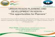 URBAN ROADS PLANNING AND DEVELOPMENT IN KENYA