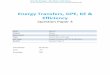 Energy Transfers, GPE, KE & Efficiency