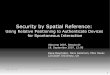 Security by Spatial Reference - mayrhofer.eu.org