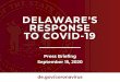 DELAWARE'S RESPONSE TO COVID-19