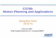 CS780: Motion Planning and Applications