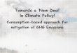 Towards a ‘New Deal’ in Climate Policy!