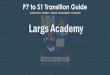 P7 to S1 Transition Guide - largsacademy.com
