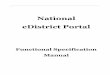 National eDistrict Portal