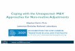 Coping with the Unexpected-M&V Approaches for Non-routine 