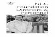 NCC Foundation Directors & Personnel