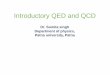 Introductory QED and QCD - Patna University