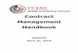 Contract Manual - Texas Health and Human Services