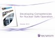 Developing Competencies for Nuclear Safe Operation