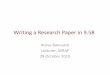 Writing a Research Paper in 9 - Massachusetts Institute of 