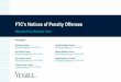 FTC’s Notices of Penalty Offenses