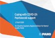 Coping with COVID-19: Psychosocial support