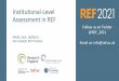 Institutional-Level Assessment in REF