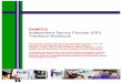 SAMPLE Independent Service Provider (ISP) Transition Workbook