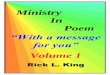 Ministry In Poem