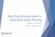 What Every Attorney Needs to Know About Estate Planning