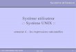 Système utilisateur .:: Système UNIX