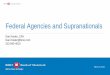 Federal Agencies and Supranationals