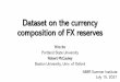 Dataset on the currency composition of FX reserves