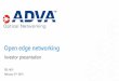 Investor Presentation - ADVA