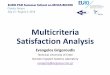 Multicriteria Satisfaction Analysis - TUC
