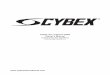 Cybex Arc Trainer Owner’s Manual Cardiovascular Systems