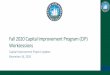 Fall 2020 Capital Improvement Program (CIP) Worksessions