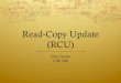 Read-Copy Update (RCU) - Computer Science