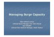 Managing Surge Capacity