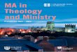 MA in Theology and Ministry