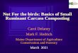 Not For the birds: Basics of Small Ruminant Carcass Composting