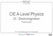 CIE A-Level Physics - Physics & Maths Tutor