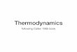 Thermodynamics - cuni.cz