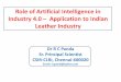 Role of Artificial Intelligence in Industry 4.0 