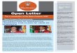 Pages 1-2 Open Letter