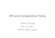 IPR and Cometition Policy
