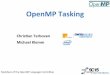 OpenMP Tasking