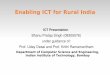Enabling ICT for Rural India - cse.iitb.ac.in