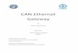 CAN Ethernet Gateway